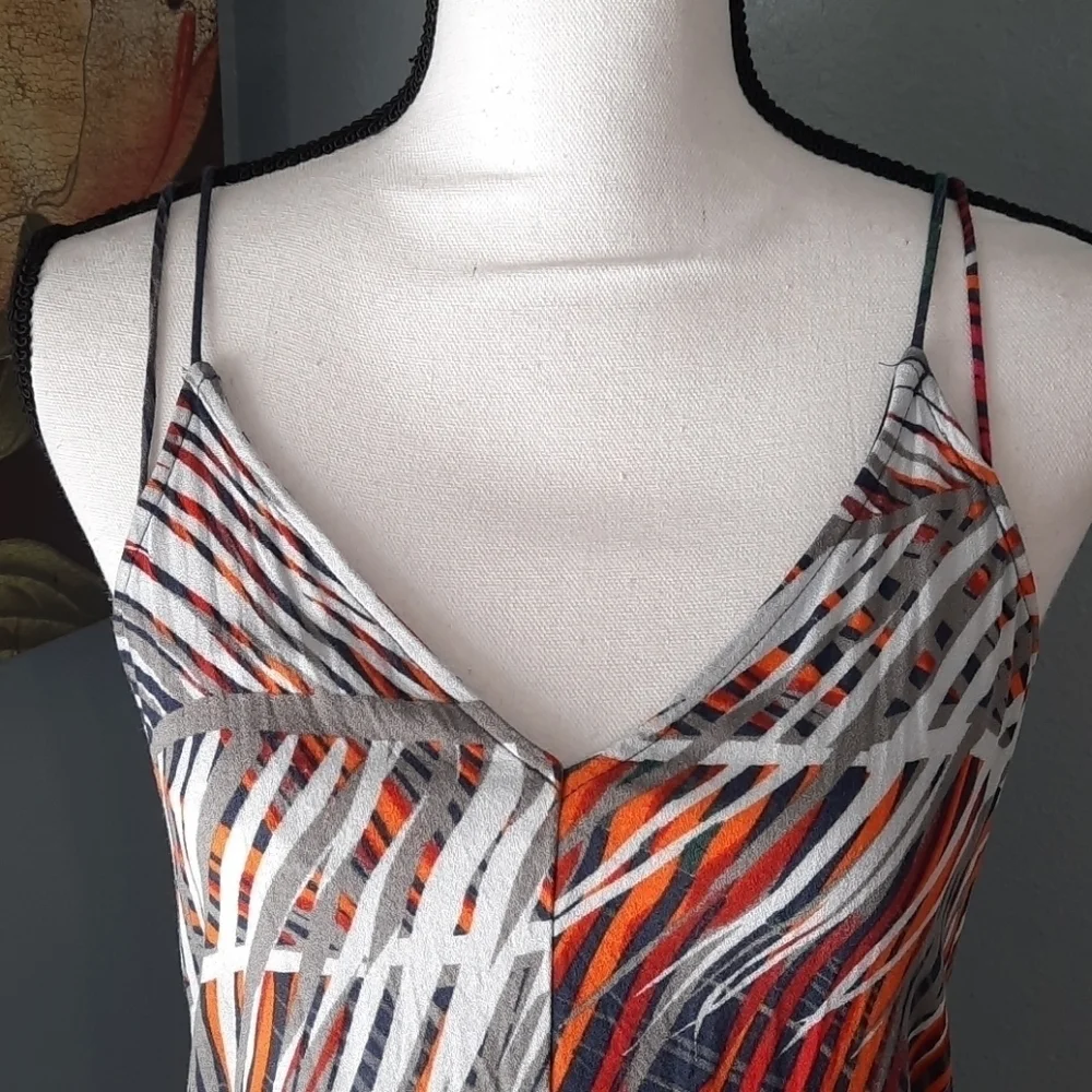 Lovestitch Strappy Tassel back Tropical Tank - Picture 8 of 9